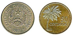 50 Centavos from Guinea-Bissau