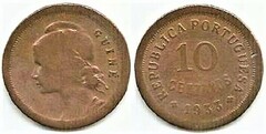 10 centavos (Guinea Portuguesa) from Guinea-Bissau