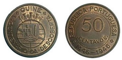 50 centavos (Portuguese Guinea) from Guinea-Bissau