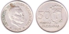 50 pesetas guineanas from Equatorial Guinea