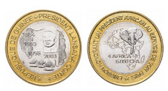 6.000 CFA Francs (Presidente Lansana Conte) from Guinea
