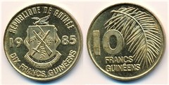10 francs from Guinea