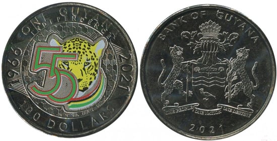 Photo of 100 dollars (55 Aniversario de la Independencia)