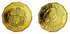 2000 dollars (Milenio) from Guyana
