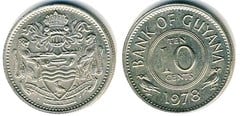 10 cents from Guyana
