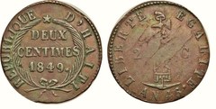 2 centimes from Haiti