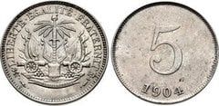 5 centimes from Haiti