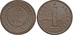 6 centimes from Haiti
