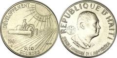 10 centimes from Haiti