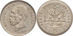 5 centimes from Haiti