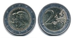 2 euro (Anuncio de la abdicación de Su Majestad la Reina Beatriz) from Netherlands 