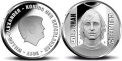 5 euros (70th Anniversary of the Birth of Johan Cruyff) from Netherlands 