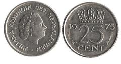 25 cents from Netherlands 