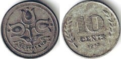 10 céntimos (German Occupation) from Netherlands 