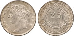 25 cents from British Honduras