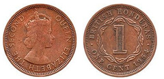 1 cent from British Honduras