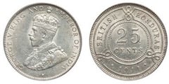 25 cents from British Honduras