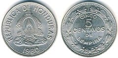 5 centavos from Honduras