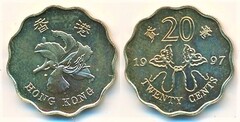 20 cents (Retrocession to China) from Hong Kong