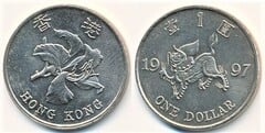 1 dollar (Retrocession to China) from Hong Kong
