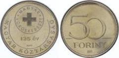 50 forint (125 aniversario de la Cruz Roja Húngara) from Hungary