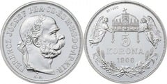 5 korona (Franz Joseph I) from Hungary
