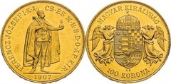 100 korona (Franz Joseph I) from Hungary