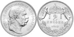2 korona (Franz Joseph I) from Hungary