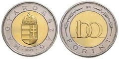 100 forint (Escudo de Armas) from Hungary