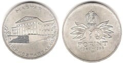 10 forint (10th Anniversary of Forint) from Hungary