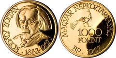 1,000 Forint (85th Anniversary of Zoltán Kodály) from Hungary
