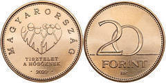 20 forint (Respect for heroes) from Hungary