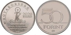 50 forint (52nd International Eucharistic Congress) from Hungary