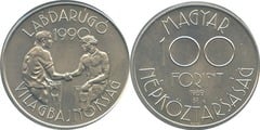 100 forint (14 Football World Cup Italy - 1990) from Hungary
