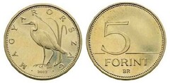 5 forint (Ave Garza Blanca (Egretta alba)) from Hungary