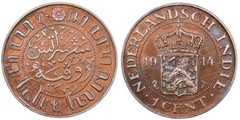 1 cent from Netherlands East Indies