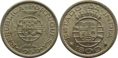 1 escudo from Portuguese India