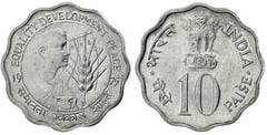 10 paise (FAO-Year of Women) from India