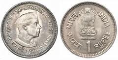 1 rupee (Nehru's 100th Birth Anniversary) from India