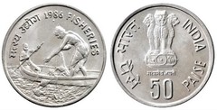 50 paise (FAO-Pesca) from India