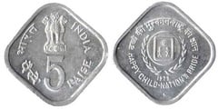 5 paise (International Year of Children) from India