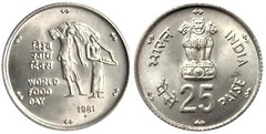 25 paise (FAO-World Food Day) from India