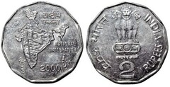2 rupees (Integración Nacional) from India