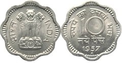 10 naye paise from India