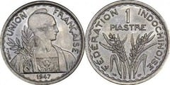 1 piastre from French Indochina