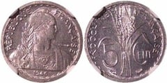 5 centimes from French Indochina