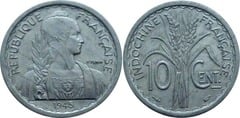 10 centimes from French Indochina