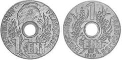 1 centime from French Indochina