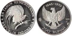 200 rupiah (25 Aniversario de la Independencia) from Indonesia