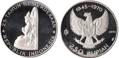 250 rupiah (25 Aniversario de la Independencia) from Indonesia